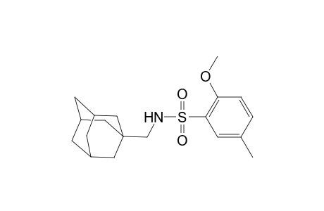 N-Adamantan-1-ylmethyl-2-methoxy-5-methyl-benzenesulfonamide