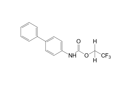 p-phenylcarbanilic acid, 2,2,2-trifluoroethyl ester