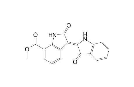 Methyl (3Z)-2-oxo-3-(3-oxo-1,3-dihydro-2H-indol-2-ylidene)-2,3-dihydro-1H-indole-7-carboxylate