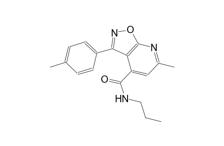 isoxazolo[5,4-b]pyridine-4-carboxamide, 6-methyl-3-(4-methylphenyl)-N-propyl-