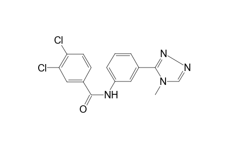 3,4-Dichloro-N-[3-(4-methyl-4H-1,2,4-triazol-3-yl)phenyl]benzamide