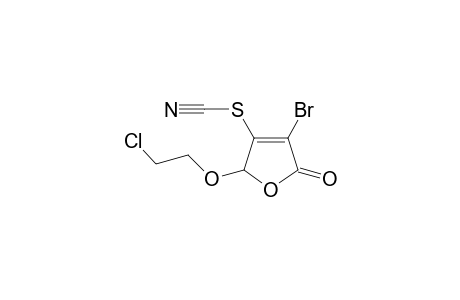 3-Bromo-5-(2-chloroethoxy)-4-thiocyanatofuran-2(5H)-one