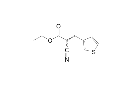 α-Cyano-3-thiopheneacrylic acid, ethyl ester