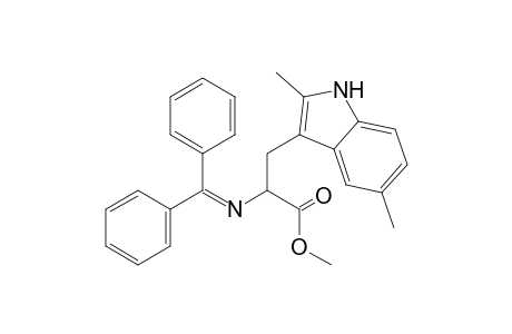 Methyl 2,5-dimethyl-N-(diphenylmethylene)-dl-tryptophanate