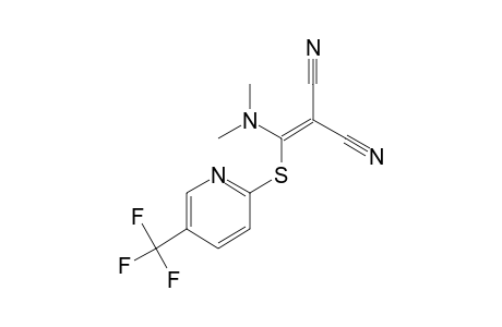 {(DIMETHYLAMINO){[5-(TRIFLUOROMETHYL)-2-PYRIDYL]THIO}METHYLENE}MALONONITRILE