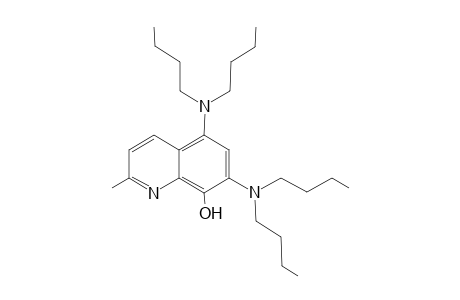 5,7-bis(dibutylamino)-2-methyl-8-quinolinol