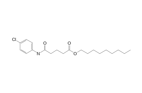 Glutaric acid, monoamide, N-(4-chlorophenyl)-, nonyl ester