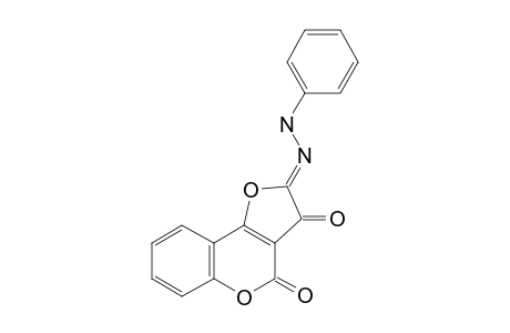 2-(2-Phenylhydrazin-1-ylidene)furo[3,2-C]chromene-3,4-dione