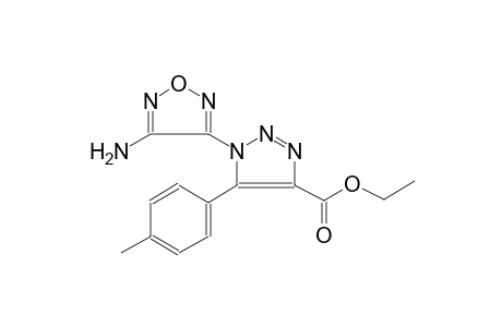 1H-1,2,3-triazole-4-carboxylic acid, 1-(4-amino-1,2,5-oxadiazol-3-yl)-5-(4-methylphenyl)-, ethyl ester