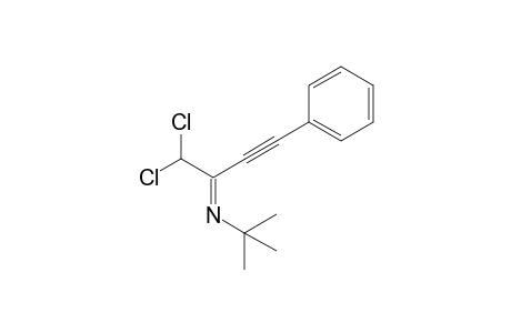 (N-(4,4-Dichloro-1-phenylbut-1-en-3-ylidene)-tert-butylamine