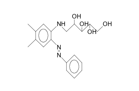 D-Ribitol, 1-deoxy-1-[[4,5-dimethyl-2-(phenylazo)phenyl]amino]-