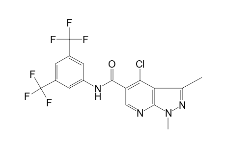 4-CHLORO-1,3-DIMETHYL-alpha,alpha,alpha,alpha',alpha',alpha'-HEXAFLUORO-1H-PYRAZOLO[3,4-b]PYRIDINE-5-CARBOXY-3',5'-XYLIDIDE
