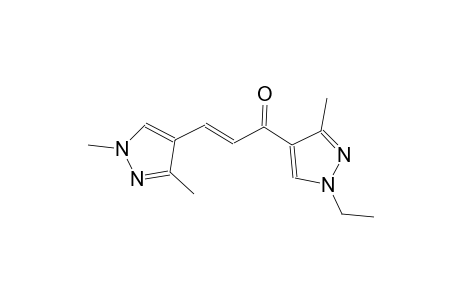 (2E)-3-(1,3-dimethyl-1H-pyrazol-4-yl)-1-(1-ethyl-3-methyl-1H-pyrazol-4-yl)-2-propen-1-one