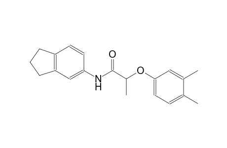 N-(2,3-dihydro-1H-inden-5-yl)-2-(3,4-dimethylphenoxy)propanamide