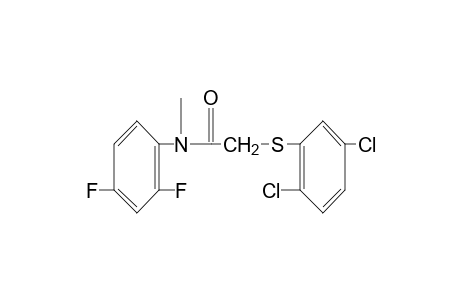 2-[(2,5-dichlorophenyl)thio]-2',4'-difluoro-N-methylacetanilide