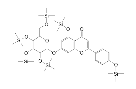 Apigenin 7-O-glucoside, hexa-TMS