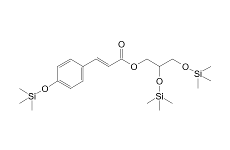 Glycerol <1-p-coumaroyl->, tri-TMS