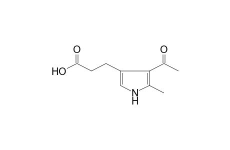 1H-Pyrrole-3-propanoic acid, 4-acetyl-5-methyl-