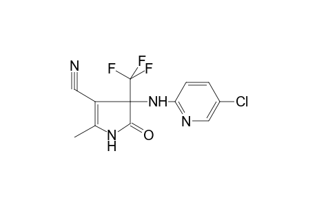 1H-Pyrrole-3-carbonitrile, 4-[(5-chloro-2-pyridinyl)amino]-4,5-dihydro-2-methyl-5-oxo-4-(trifluoromethyl)-