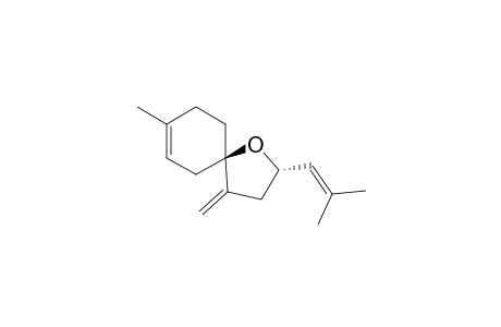 OKAMURENE-C;(9-ALPHA)-6,9-EPOXY-BISABOLA-2,7(14),10-TRIENE