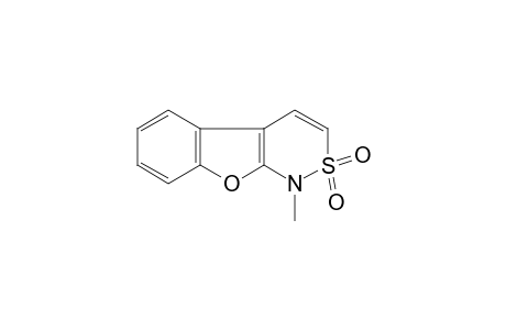 1-methyl-1H-benzofuro[2,3-c][1,2]thiazine, 2,2-dioxide