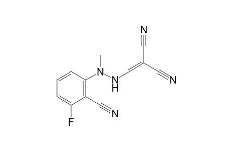 {[2-(2-cyano-3-fluorophenyl)-2-methylhydrazino]methylene}malononitrile