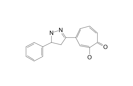 4-(5-Phenyl-2-pyrazolin-3-yl)tropolone