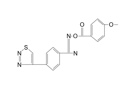 O-(p-anisoyl)-p-(1,2,3-thiadiazol-4-yl)benzamidoxime