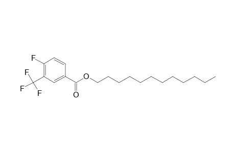 4-Fluoro-3-trifluoromethylbenzoic acid, dodecyl ester