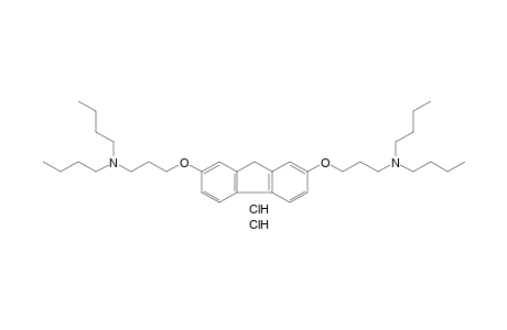 2,7-bis[3-(dibutylamino)propoxy]fluorene, dihydrochloride