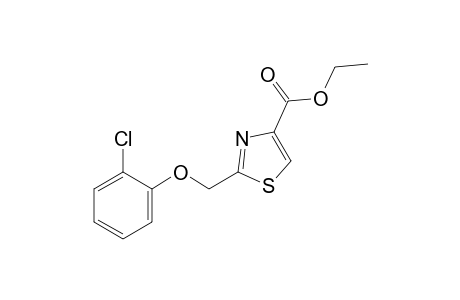 2-[(o-(Chlorophenoxy)methyl]-4-thiazolecarboxylic acid, ethyl ester