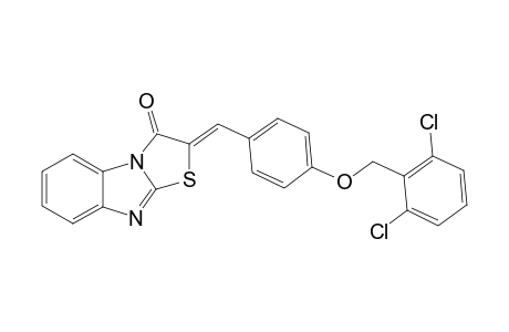 (2Z)-2-{4-[(2,6-dichlorobenzyl)oxy]benzylidene}[1,3]thiazolo[3,2-a]benzimidazol-3(2H)-one