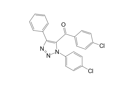 1-(4'-Chlorophenyl)-5-[(p-chlorophenyl)carbonyl]-4-phenyl-1,2,3-triazole