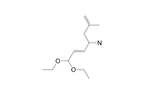 1,1-Diethoxy-6-methylhept-2,6-dien-4-ylamine