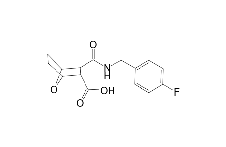 3-{[(4-fluorobenzyl)amino]carbonyl}-7-oxabicyclo[2.2.1]heptane-2-carboxylic acid