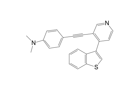 4-((4-(Benzo[b]thien-3-yl)pyridin-3-yl)ethynyl)-N,N-dimethylaniline