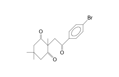2,5,5-TRIMETHYL-2-(PARA-BROMO)-ACETOPHENYL-CYCLOHEXA-1,3-DIONE