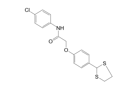 4'-chloro-2-[p-(1,3-dithiolan-2-yl)phenoxy]acetanilide