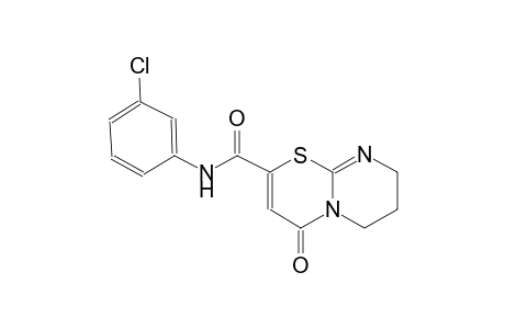 4H,6H-pyrimido[2,1-b][1,3]thiazine-2-carboxamide, N-(3-chlorophenyl)-7,8-dihydro-4-oxo-