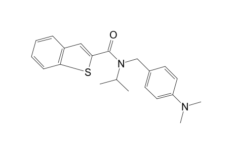 N-[p-(dimethylamino)benzyl]-N-isopropylbenzo[b]thiophene-2-carboxamide