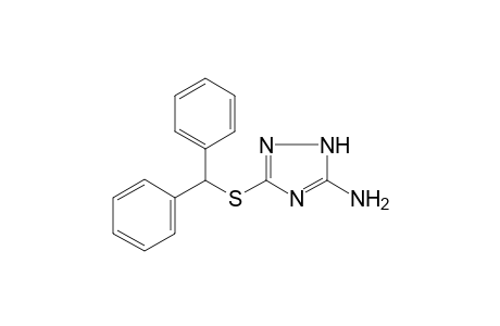 3-(benzhydrylsulfanyl)-1H-1,2,4-triazol-5-ylamine