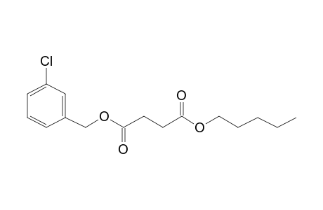 Succinic acid, 3-chlorobenzyl pentyl ester