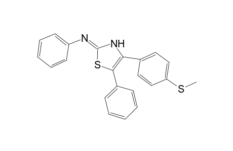 N-((2Z)-4-[4-(Methylsulfanyl)phenyl]-5-phenyl-1,3-thiazol-2(3H)-ylidene)aniline