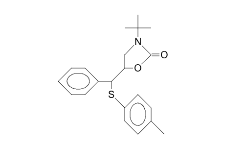 (5SR,6RS)-3-TERT.-BUTYL-5-[1'-(4-METHYLPHENYLTHIO)-BENZYL]-OXAZOLIDIN-2-ONE