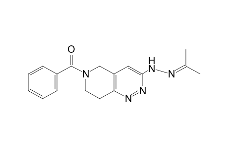 6-benzoyl-3-(isopropylidenehydrazino)-5,6,7,8-tetrahydropyrido[4,3-c]pyridazine