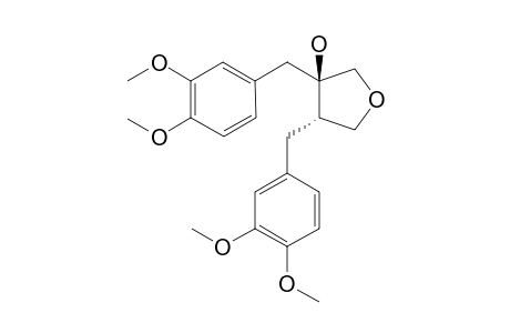 (3S,4S)-3,4-bis[(3,4-dimethoxyphenyl)methyl]-3-oxolanol