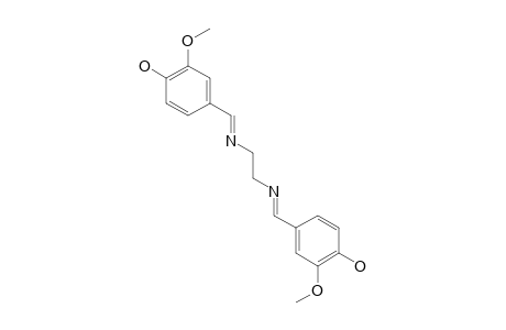 4,4'-[ethylenebis(nitrilomethylidyne)]bis[2-methoxyphenol]