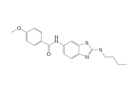 N-[2-(butylsulfanyl)-1,3-benzothiazol-6-yl]-4-methoxybenzamide