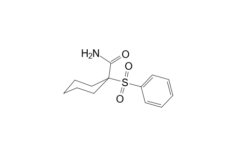 Cyclohexanecarboxamide, 1-(phenylsulfonyl)-