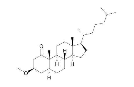 (3R,5S,8S,9S,10S,13R,14S,17R)-17-[(1R)-1,5-dimethylhexyl]-3-methoxy-10,13-dimethyl-2,3,4,5,6,7,8,9,11,12,14,15,16,17-tetradecahydrocyclopenta[a]phenanthren-1-one